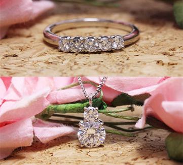 受け継いだダイヤを無駄なく活用|ネックレス+リングの上品リフォーム